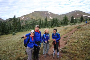 Part of our group that hiked Mt. Massive.