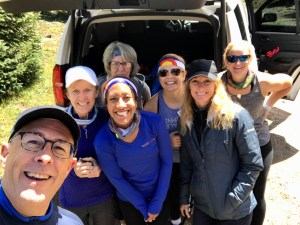 Smiles for about as long as the sun was out that afternoon. 